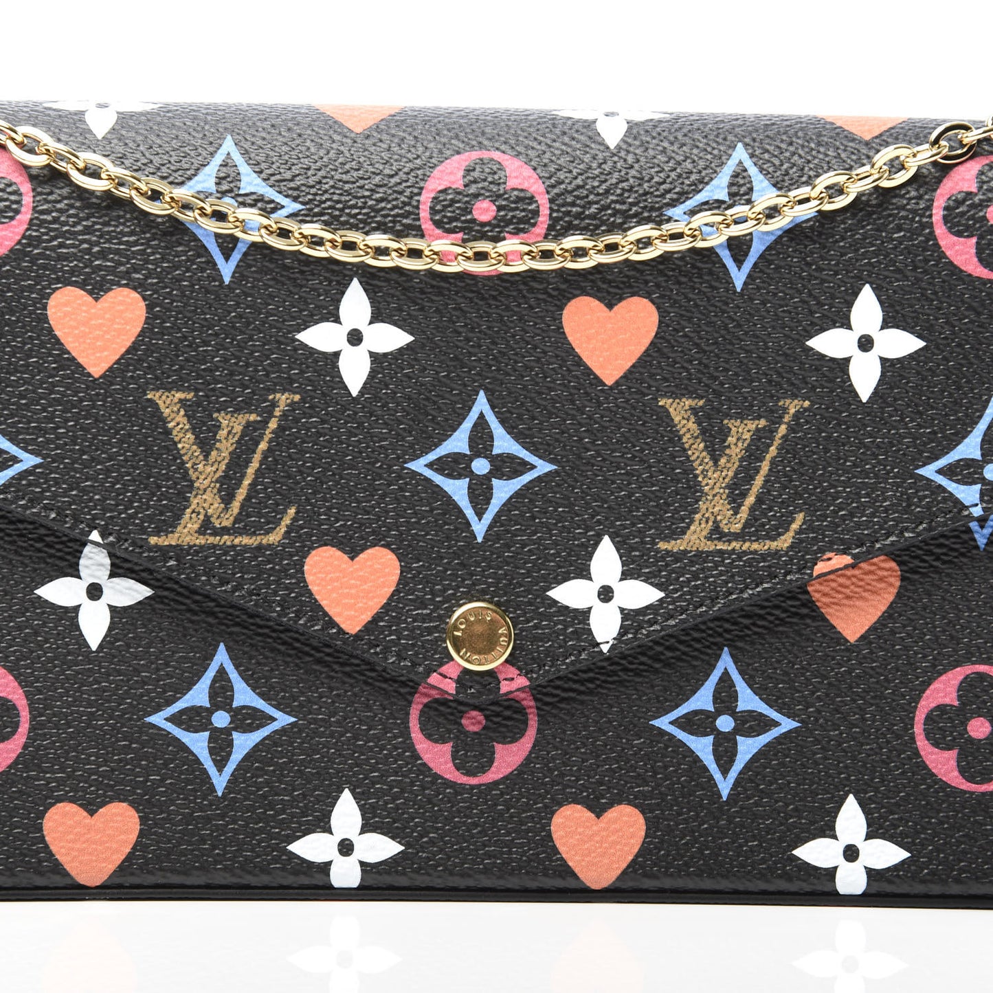 Game On Felicie Chain Wallet Black