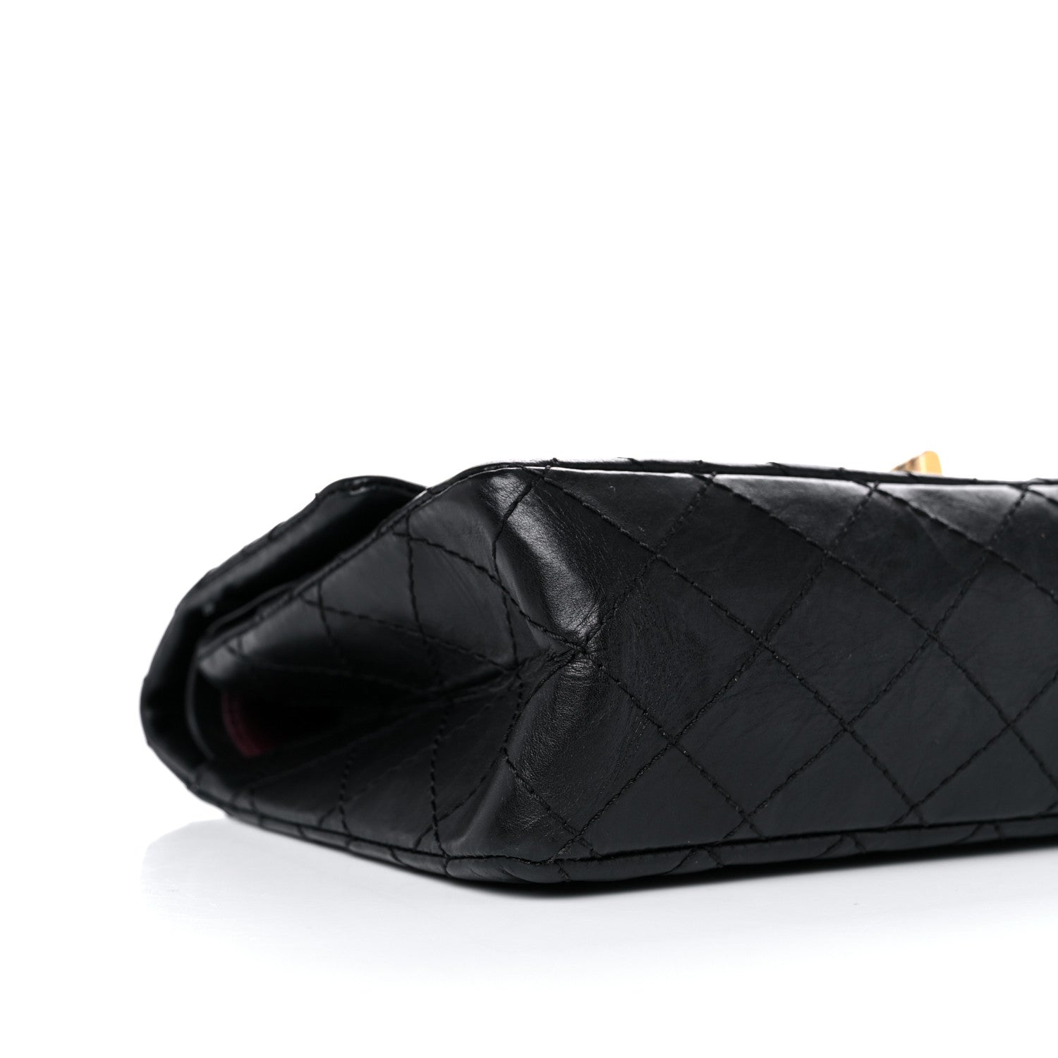 Chanel Aged Calfskin Quilted 2.55 Reissue 225 Flap Black 7 of 11