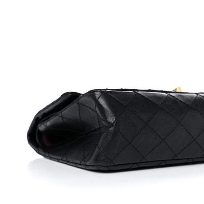 Chanel Aged Calfskin Quilted 2.55 Reissue 225 Flap Black 7 of 11