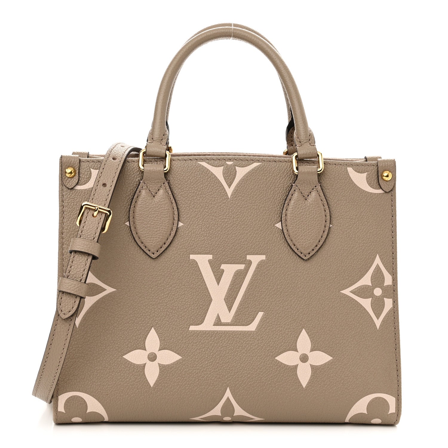 Louis Vuitton Empreinte Monogram Giant Onthego PM Tourterelle Creme 1 of 11