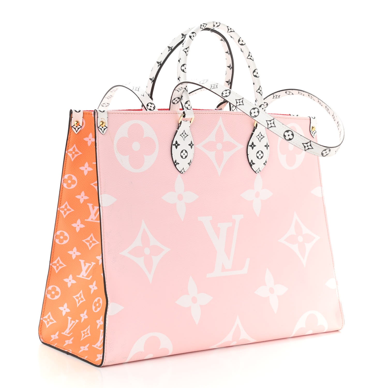 Louis Vuitton Monogram Giant Onthego GM Rouge Rose 3 of 14