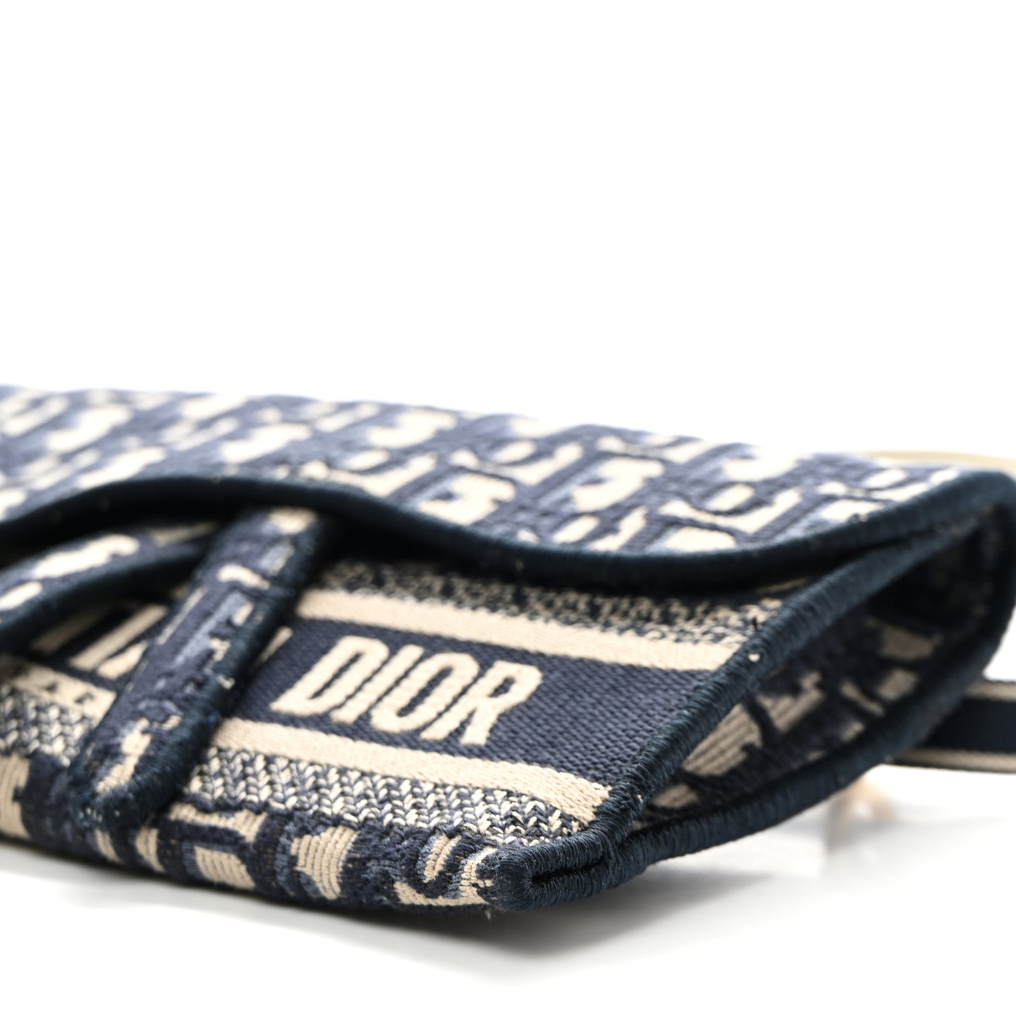 Oblique Slim Saddle Pouch Blue
