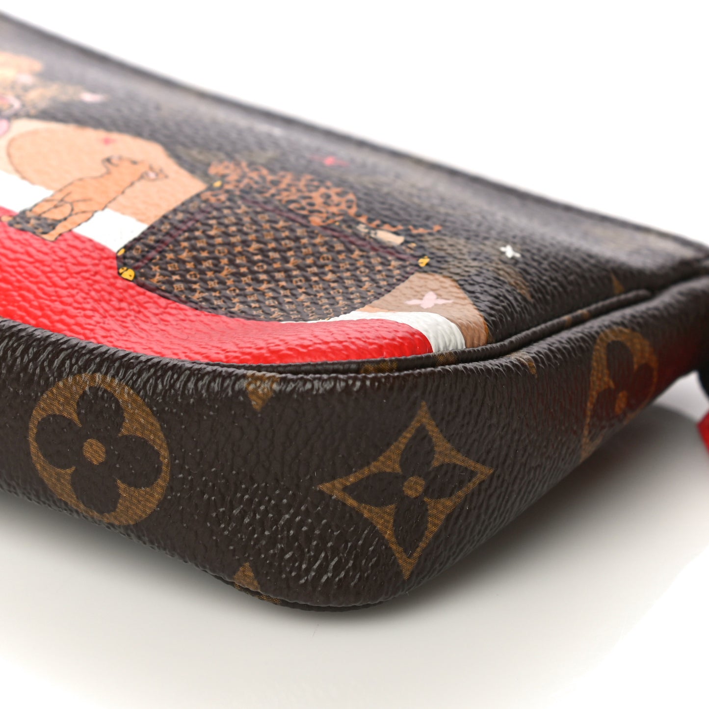 Monogram 2018 Christmas Animation Mini Cats Pochette Accessories