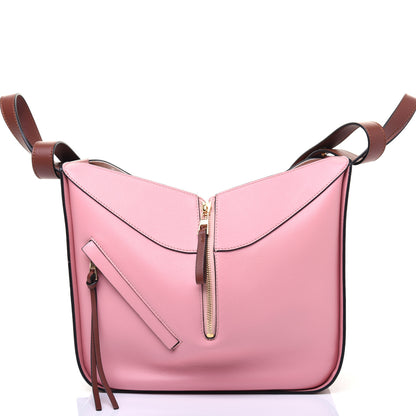 Loewe Calfskin Small Hammock Shoulder Bag Tan Pink Tan 17 of 19