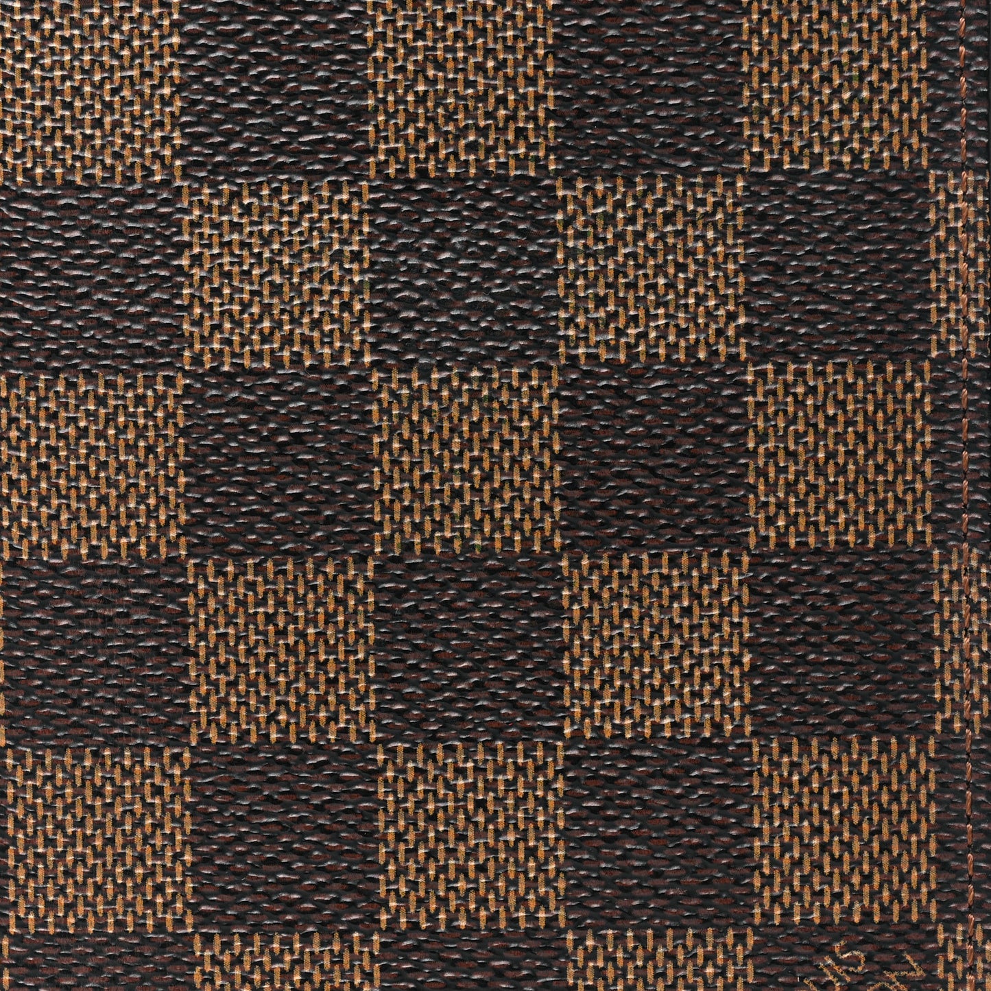 Damier Ebene Checkbook Cover Wallet