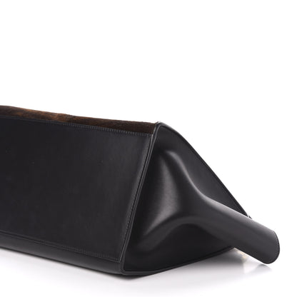 Celine Shaded Pony Hair Calfskin Medium Trapeze Brown 8 of 9