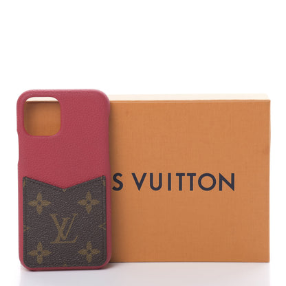 Louis Vuitton Calfskin Monogram iPhone 11 Pro Bumper Scarlet 9 of 9