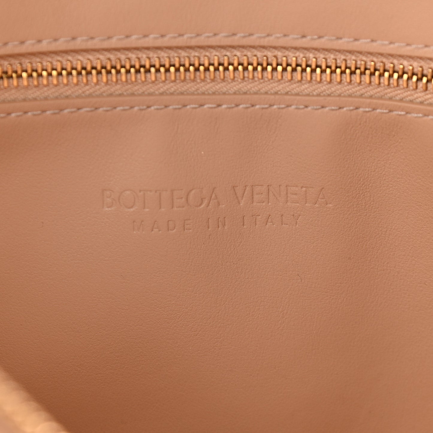 Nappa Intrecciato Crossbody Camel