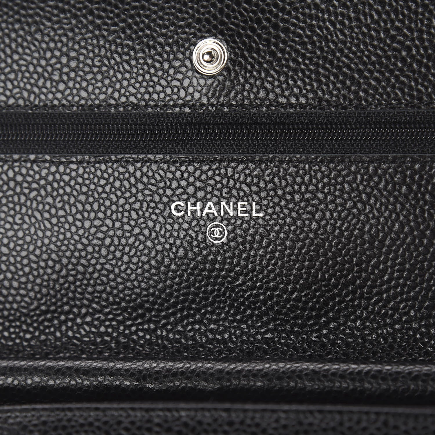 Chanel Caviar Quilted Wallet On Chain WOC Black 6 of 11