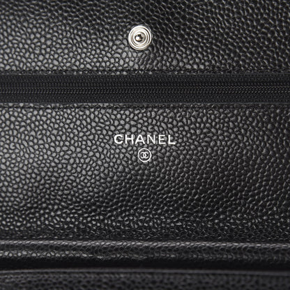 Chanel Caviar Quilted Wallet On Chain WOC Black 6 of 11