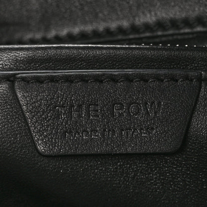 The Row Polished Saddle Calfskin Medium Devon Bag Black 6 of 10