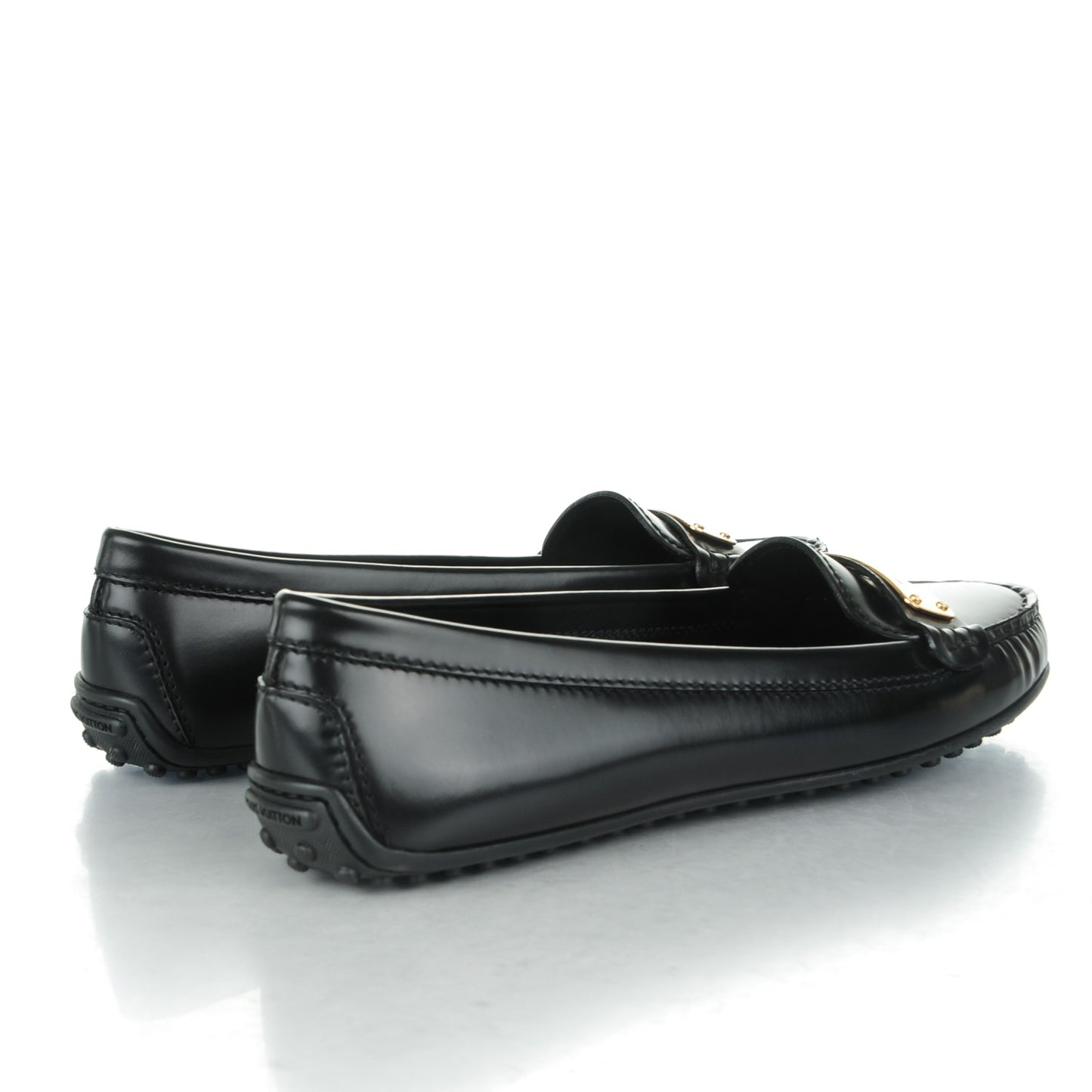 Calfskin Cluny Loafers 37.5 Black