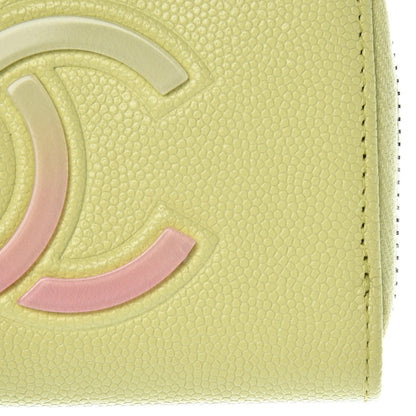 Chanel Caviar Key Holder Case Light Pink Light Green 7 of 9