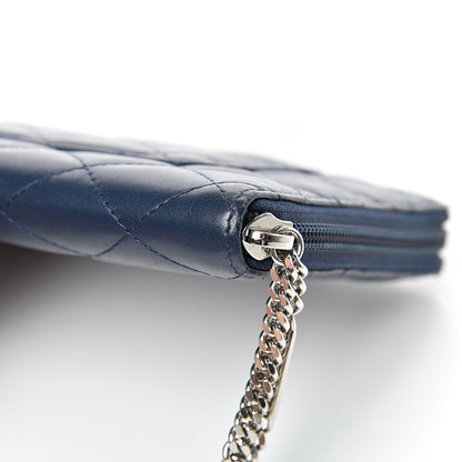 Chanel Calfskin Cambon Zip Around Organizer Wallet Navy 10 of 17