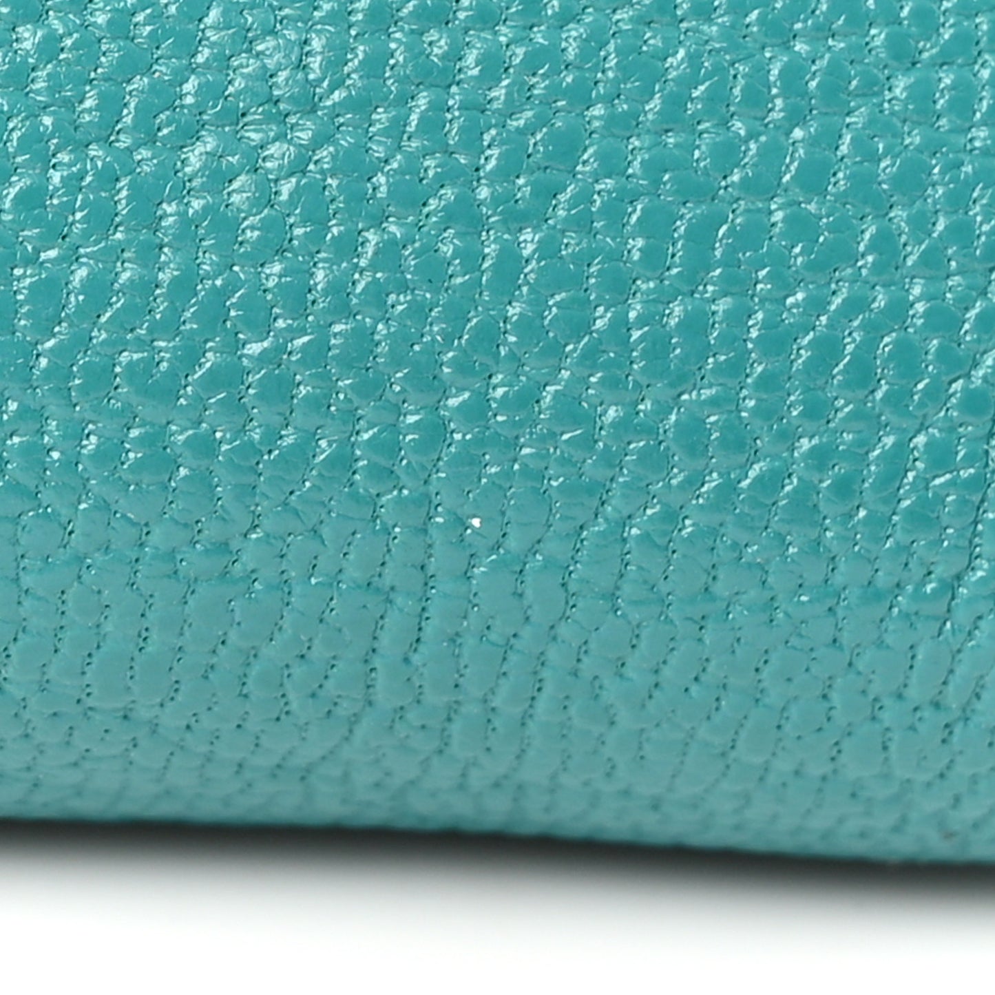 Chevre Mysore Kelly Longue Wallet Bleu Paon