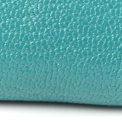 Hermes Chevre Mysore Kelly Longue Wallet Bleu Paon 12 of 18