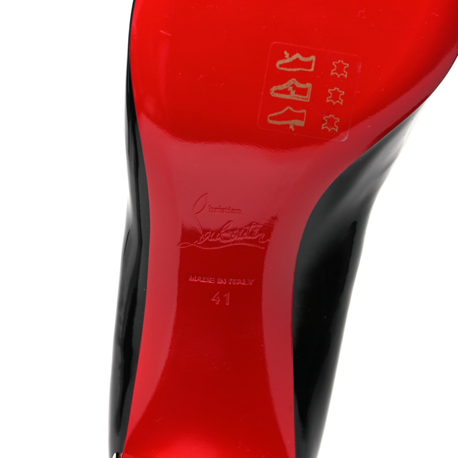 Christian Louboutin Patent Calfskin Miss Sab 55 Pumps 41 Black 7 of 8