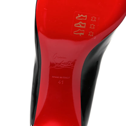 Christian Louboutin Patent Calfskin Miss Sab 55 Pumps 41 Black 7 of 8