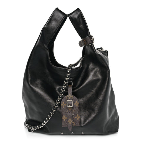 Calfskin Monogram Atlantis Vibe MM Black