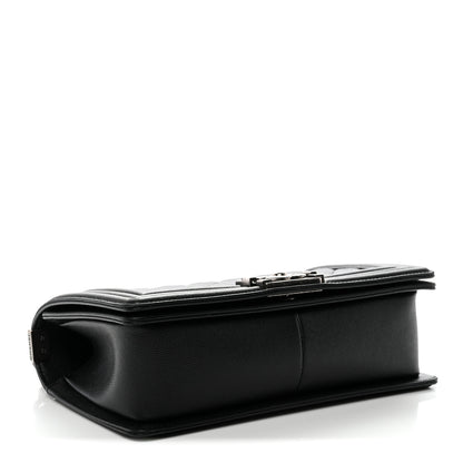Chanel Caviar Quilted Medium Boy Flap Black 4 of 12