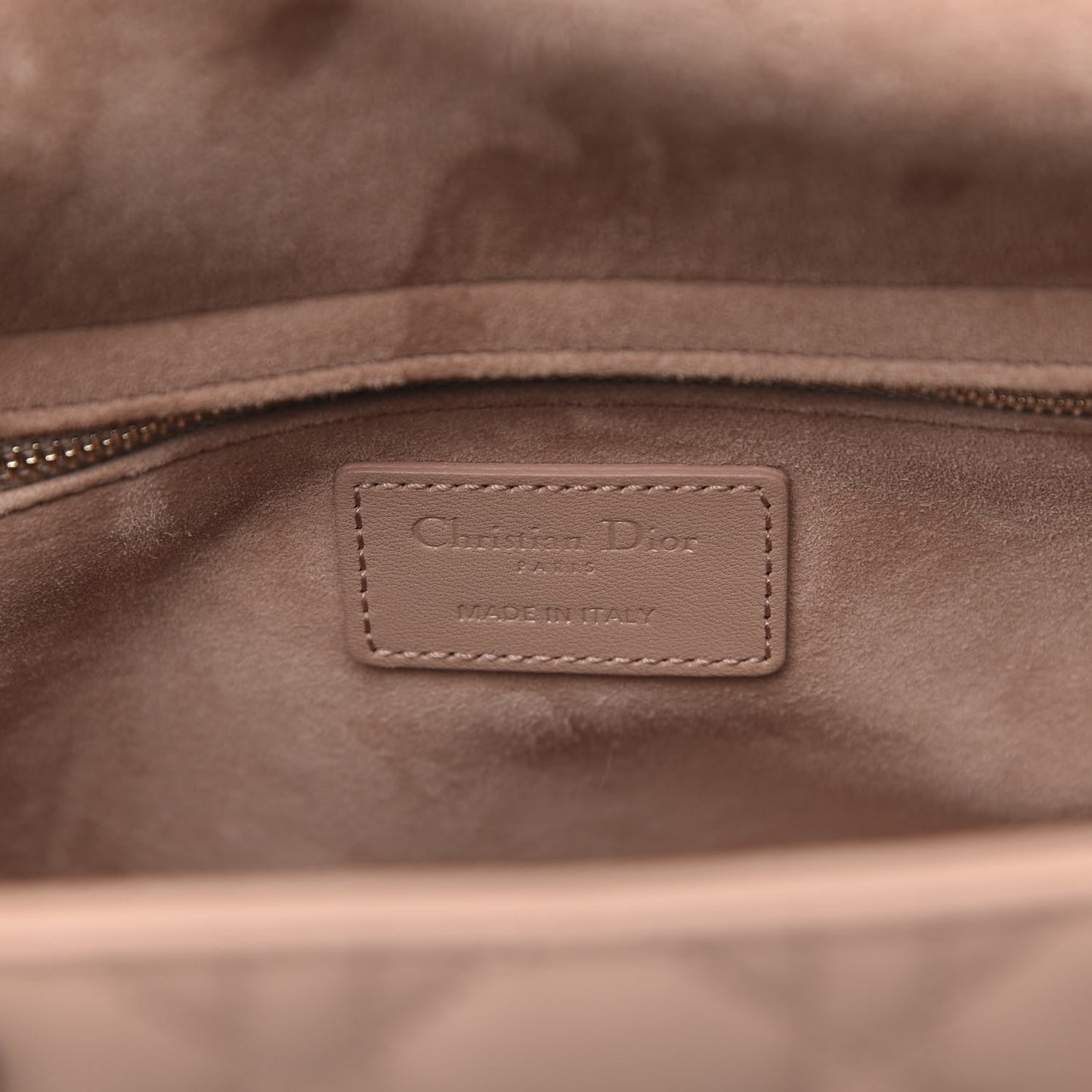 Ultra Matte Calfskin Cannage Medium Lady Dior Beige