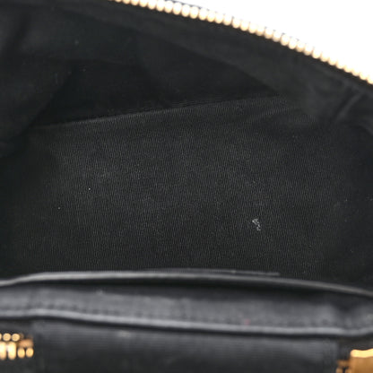 Saint Laurent Grain de Poudre Quilted 80's Vanity Bag Black 5 of 11
