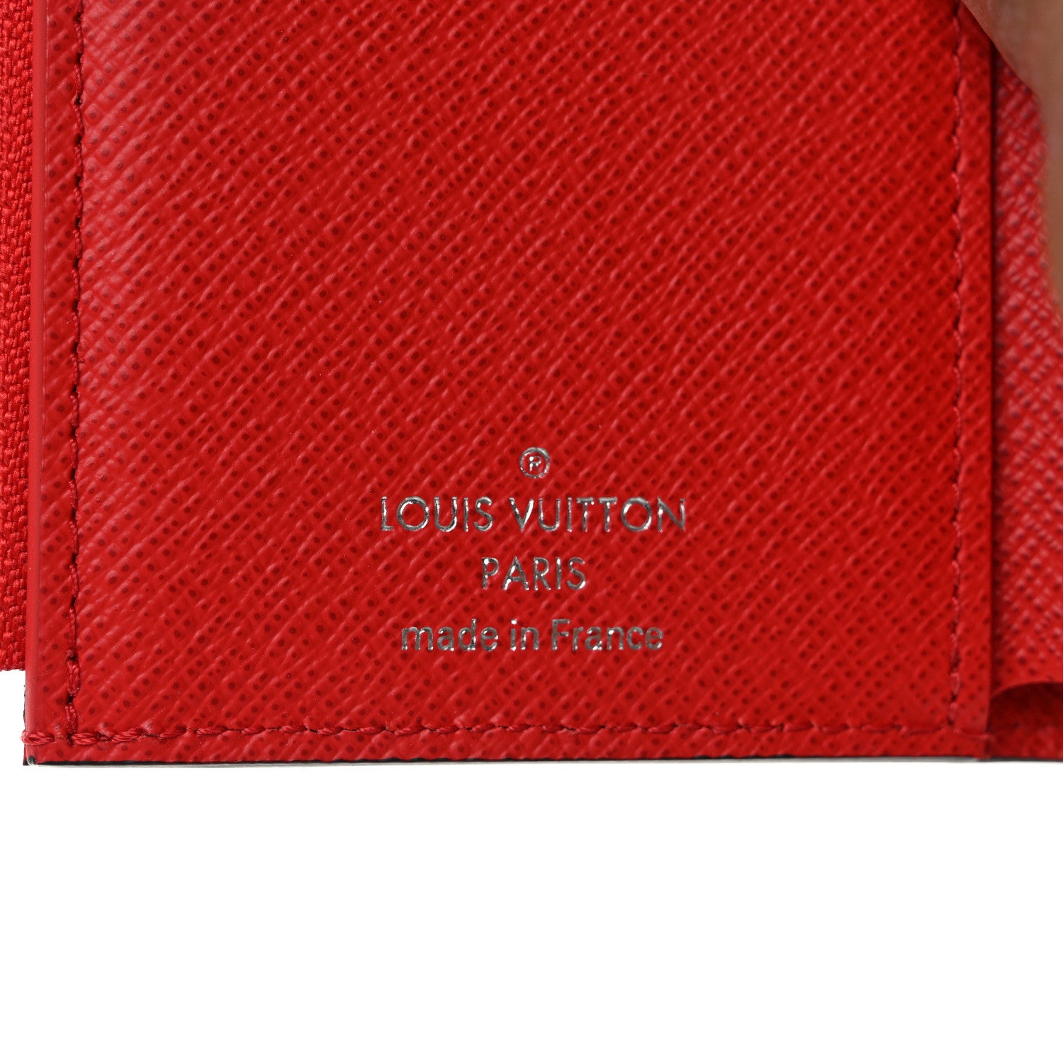 Louis Vuitton X SUPREME Epi Chain Wallet Red 6 of 7