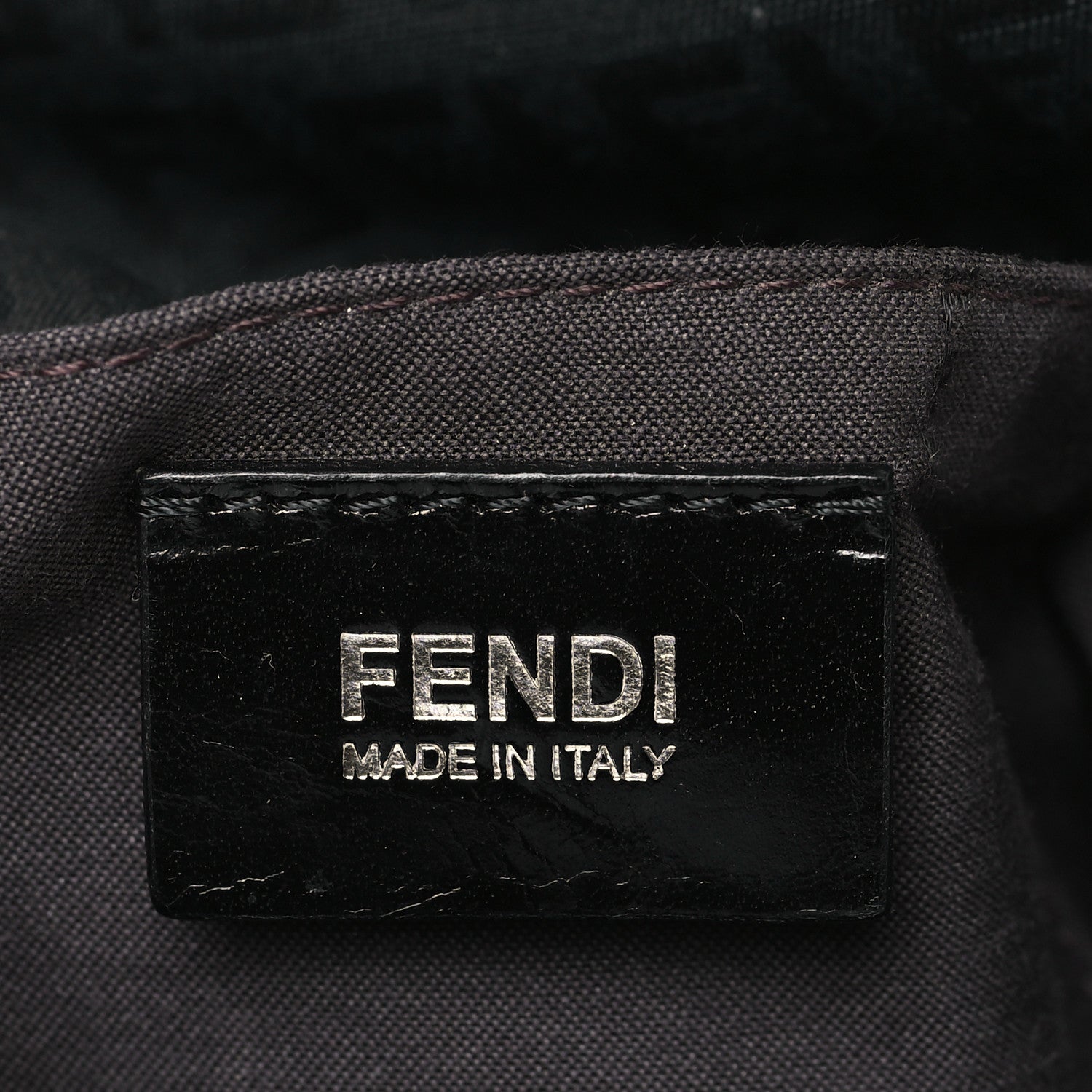 Fendi Zucchino Mini Mama Baguette Black 5 of 9