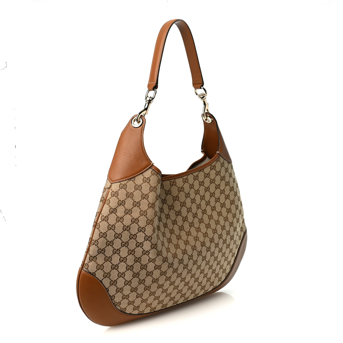 Monogram Micro GG Maxi Shoulder Bag Dark Brown