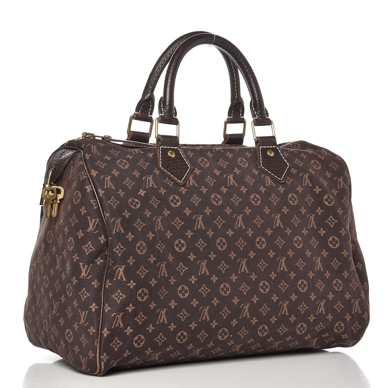 Louis Vuitton Mini Lin Speedy 30 Ebene 3 of 13