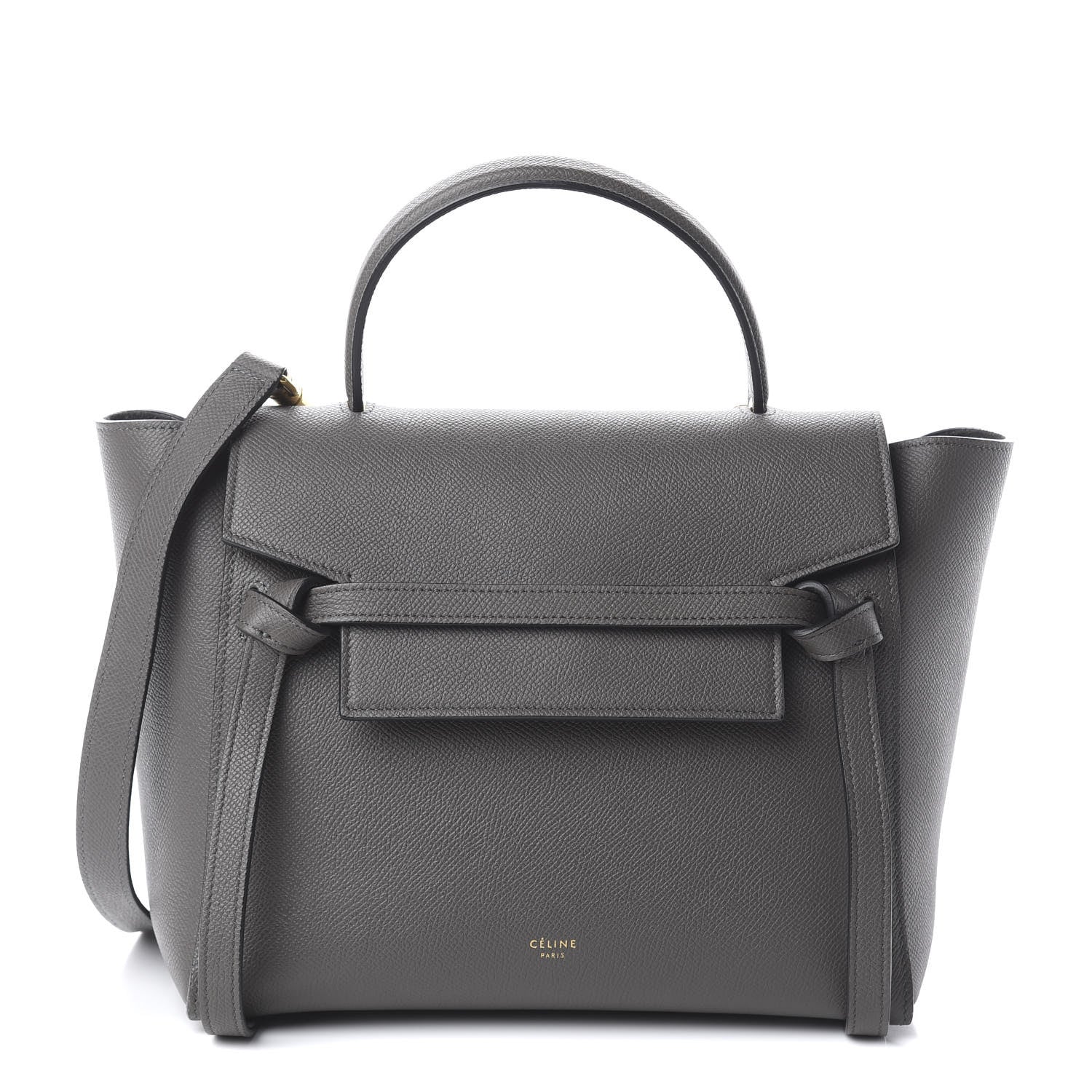Celine Grained Calfskin Micro Belt Bag Grey 1 of 8