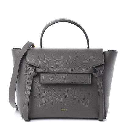 Celine Grained Calfskin Micro Belt Bag Grey 1 of 8