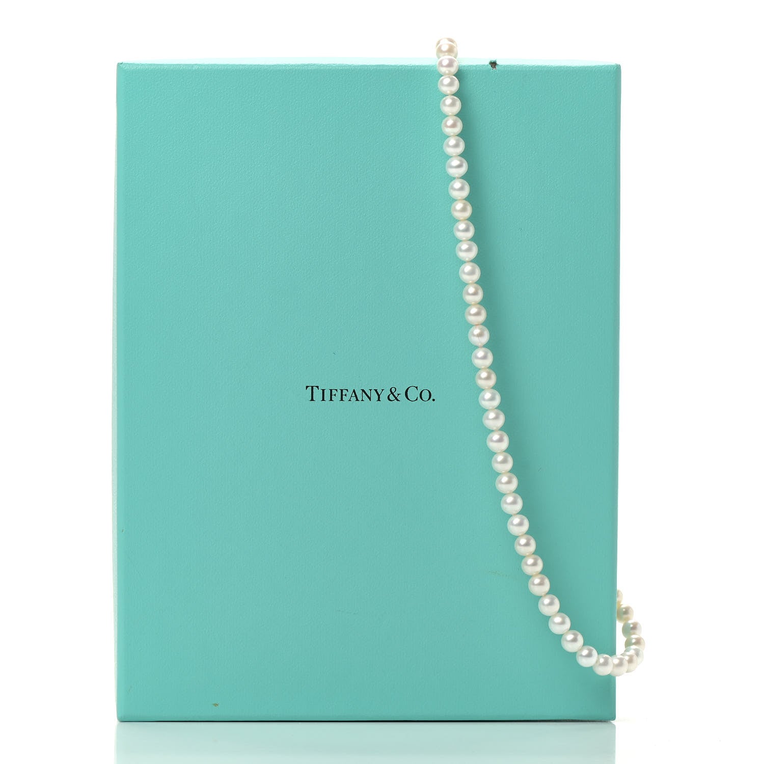 Tiffany Sterling Silver Freshwater Pearl 6-7mm Ziegfeld Necklace 6 of 6