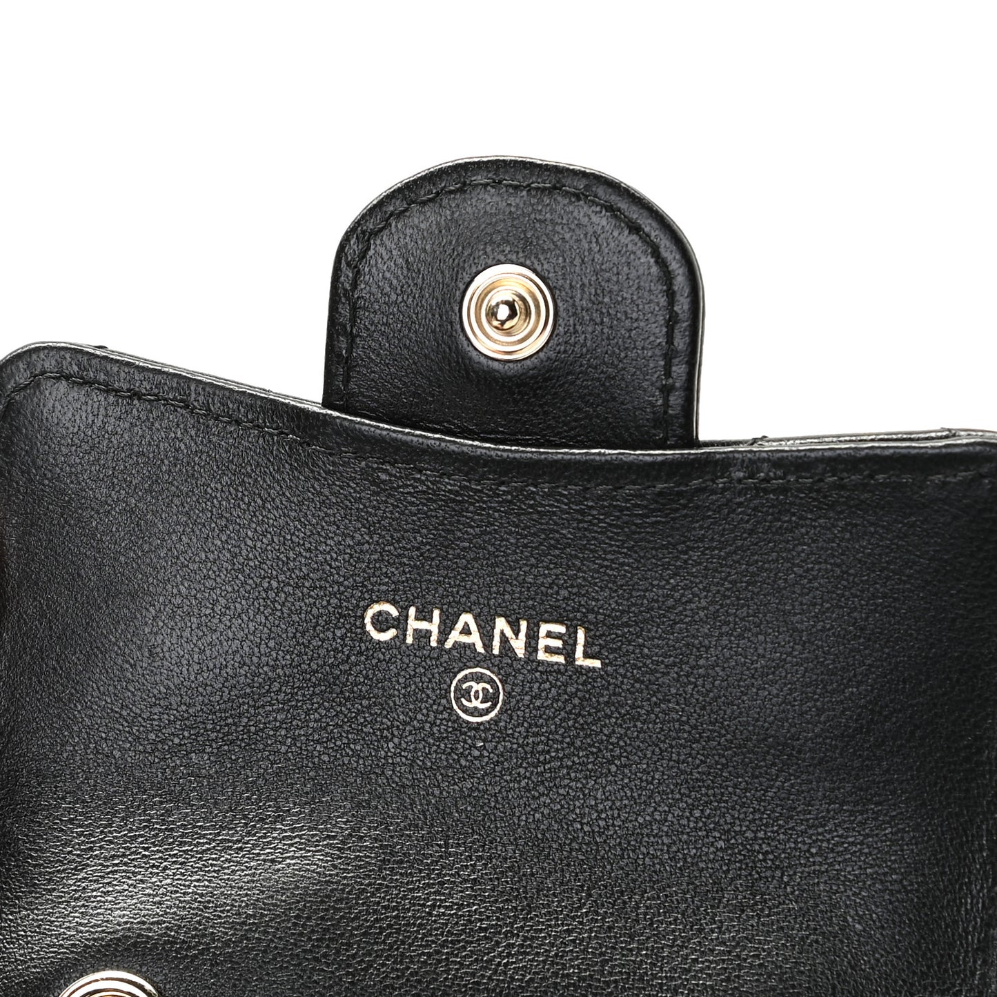 Lambskin Quilted Chain Belt Bag Black