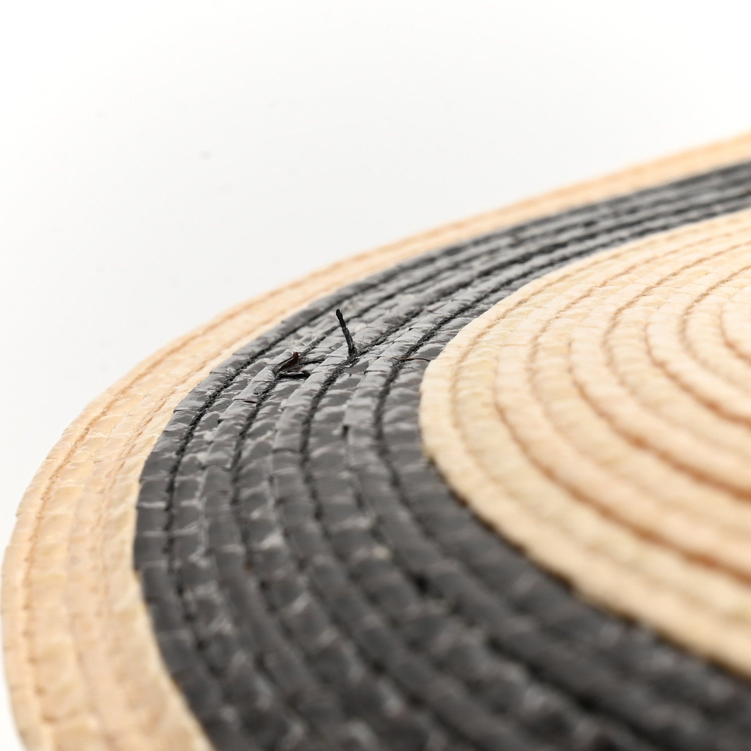 Gucci Raffia L'amour Du Soir Sun Hat S Ivory Black 10 of 10