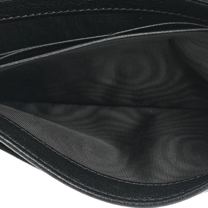 Gucci Wonka Grain Calfskin Diana Chain Wallet Black 5 of 12
