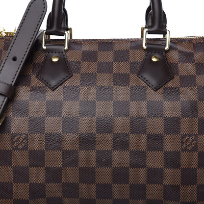 Louis Vuitton Damier Ebene Speedy Bandouliere 25 10 of 11
