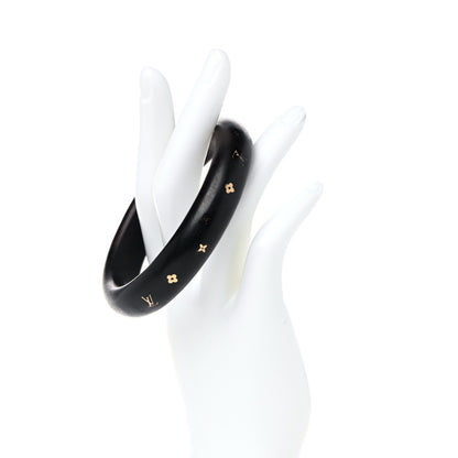 Louis Vuitton Tiger Wood Brass Medium Silvania Bangle TPM 2 of 6