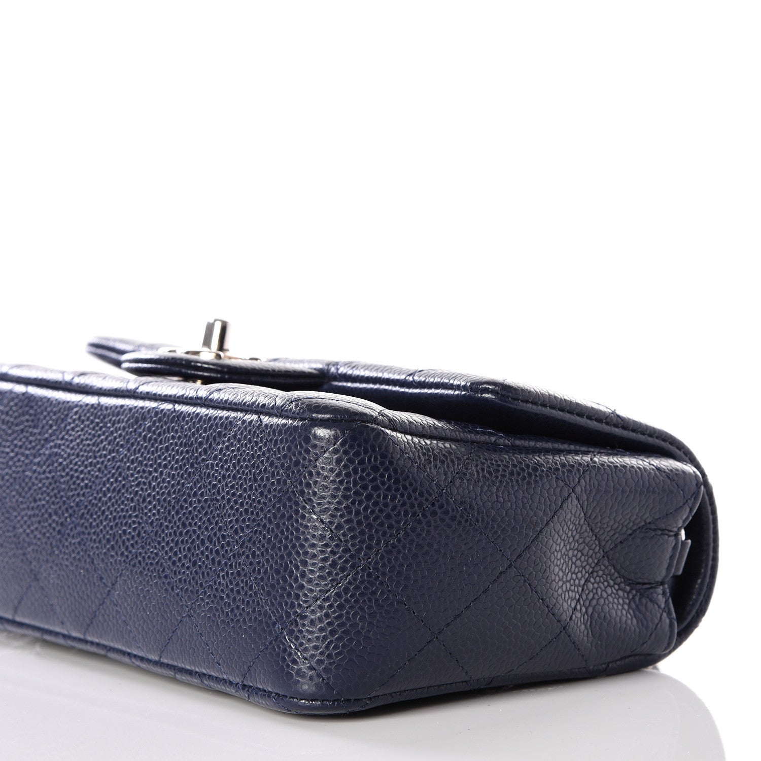 Chanel Caviar Quilted Mini Rectangular Flap Navy 9 of 11