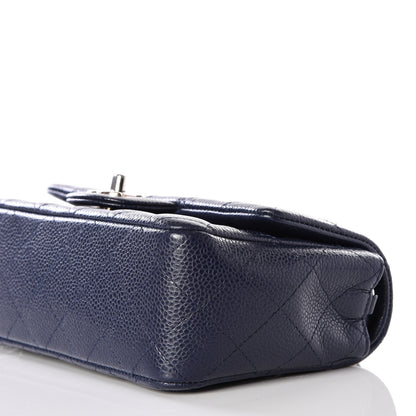 Chanel Caviar Quilted Mini Rectangular Flap Navy 9 of 11