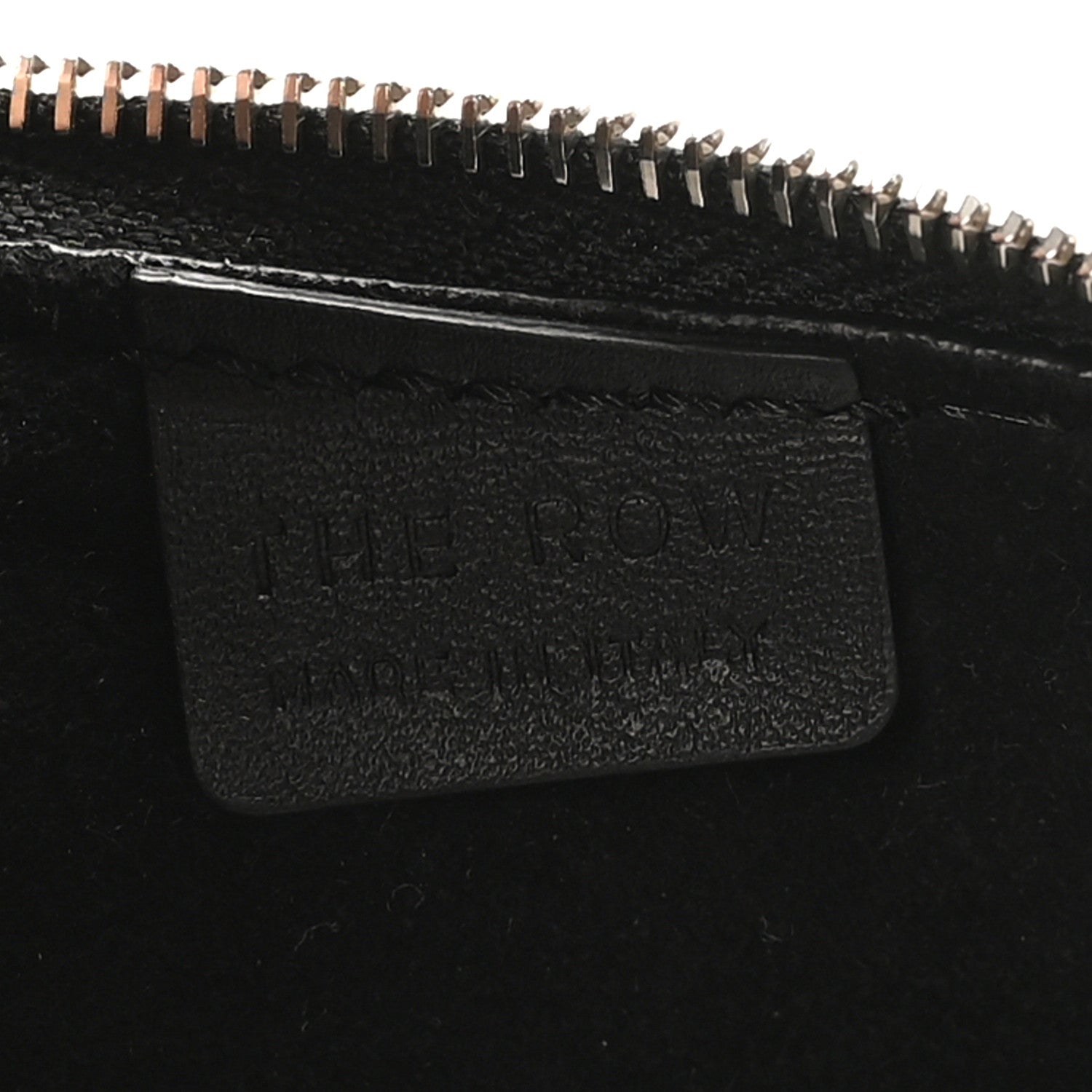 The Row Smooth Calfskin Half Moon Shoulder Bag Black 6 of 9