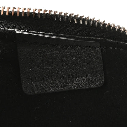 The Row Smooth Calfskin Half Moon Shoulder Bag Black 6 of 9