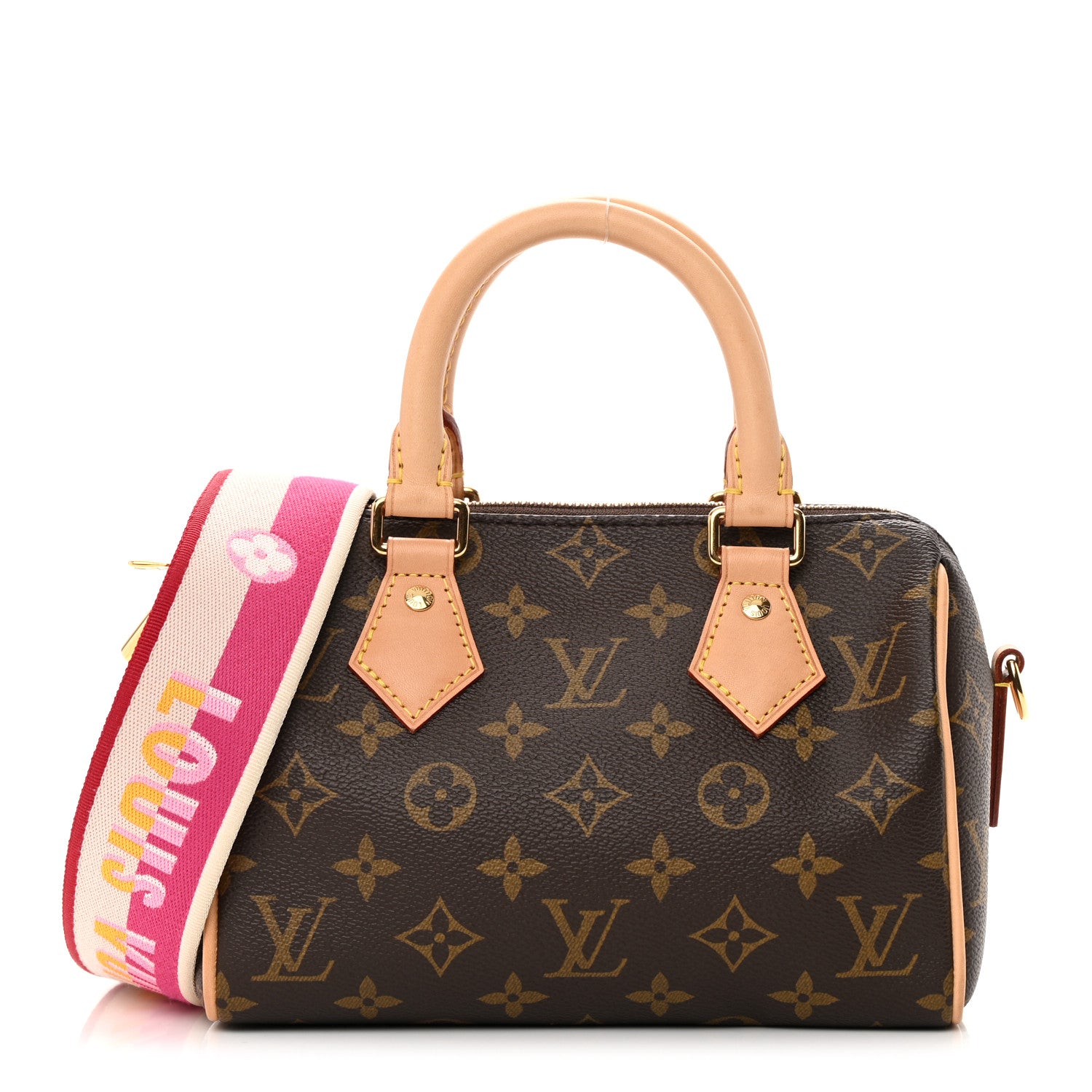 Louis Vuitton Monogram Speedy Bandouliere 20 Fuchsia 1 of 12