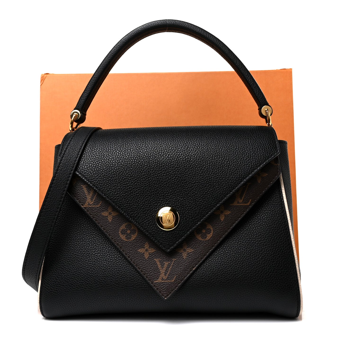 Monogram Double V Black