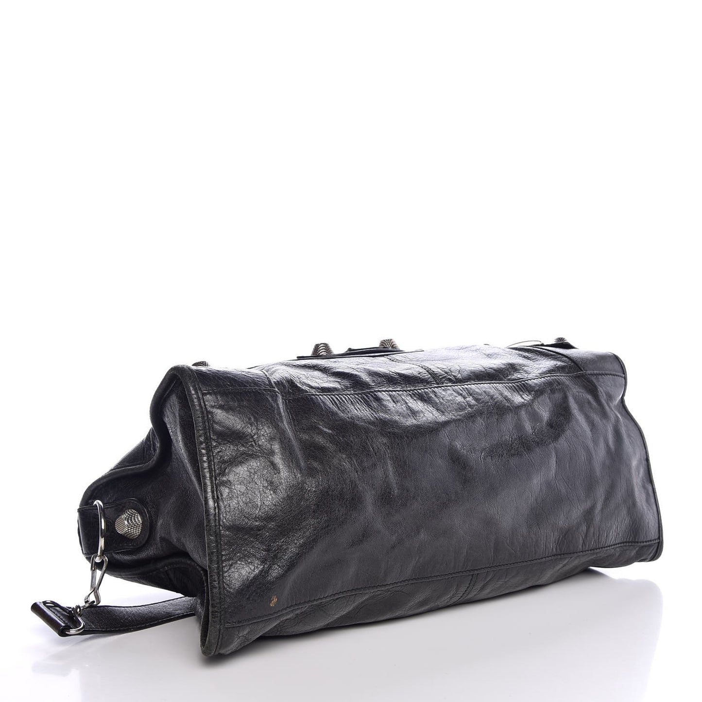 Agneau Giant 21 Silver Hardware Part Time Black