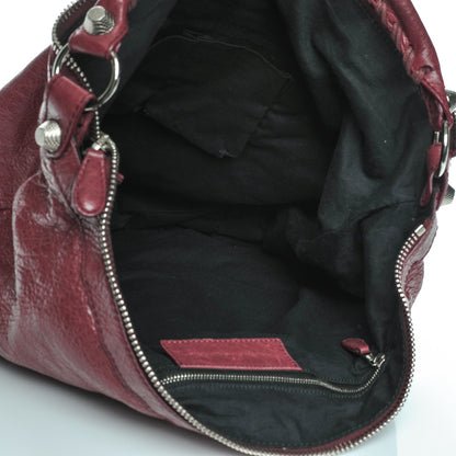 Balenciaga Agneau Giant 12 Silver Hardware Day Hobo Cassis 5 of 7