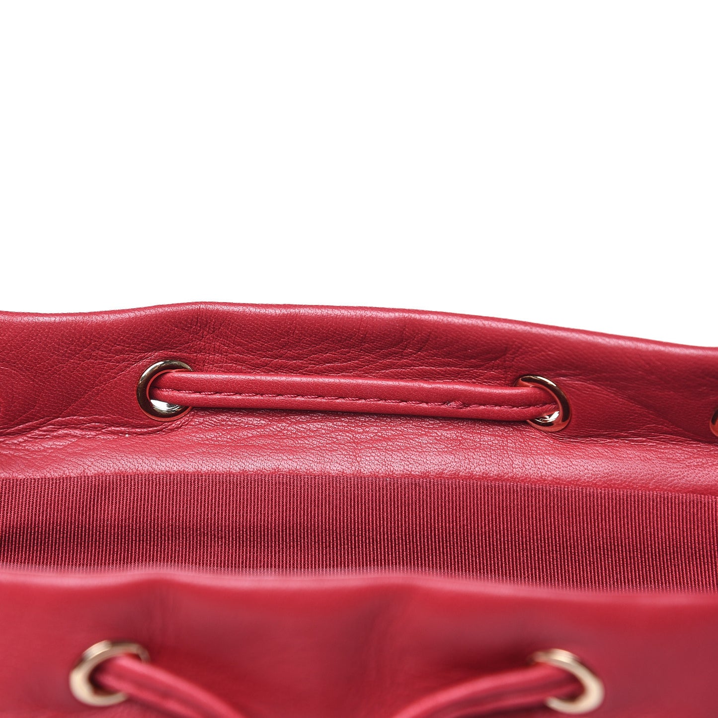 Lambskin Quilted Small Urban Spirit Backpack Red
