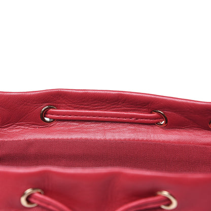 Chanel Lambskin Quilted Small Urban Spirit Backpack Red 13 of 17