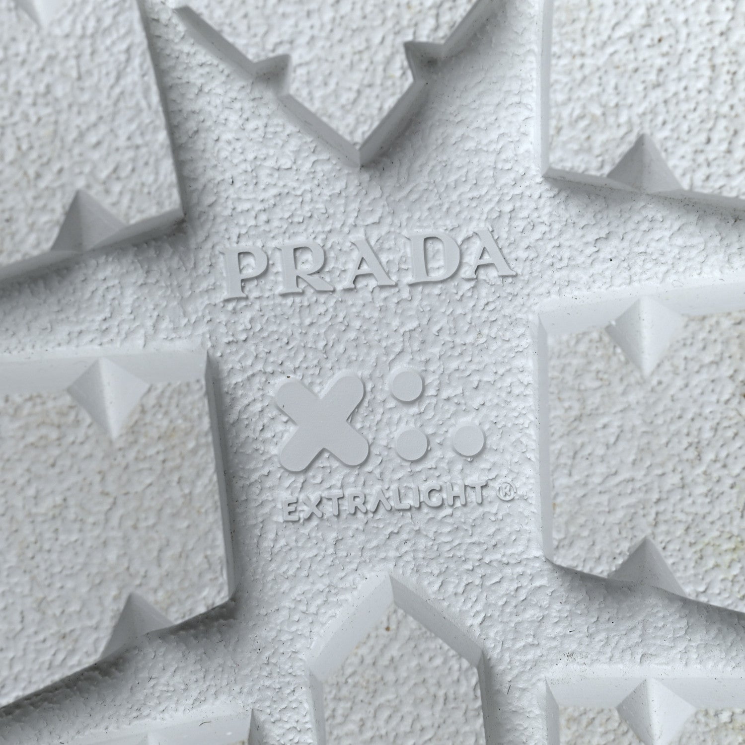 Prada Terry Cloth Logo Lug Sole 20mm Slide Sandals 38 Petalo Black 7 of 7