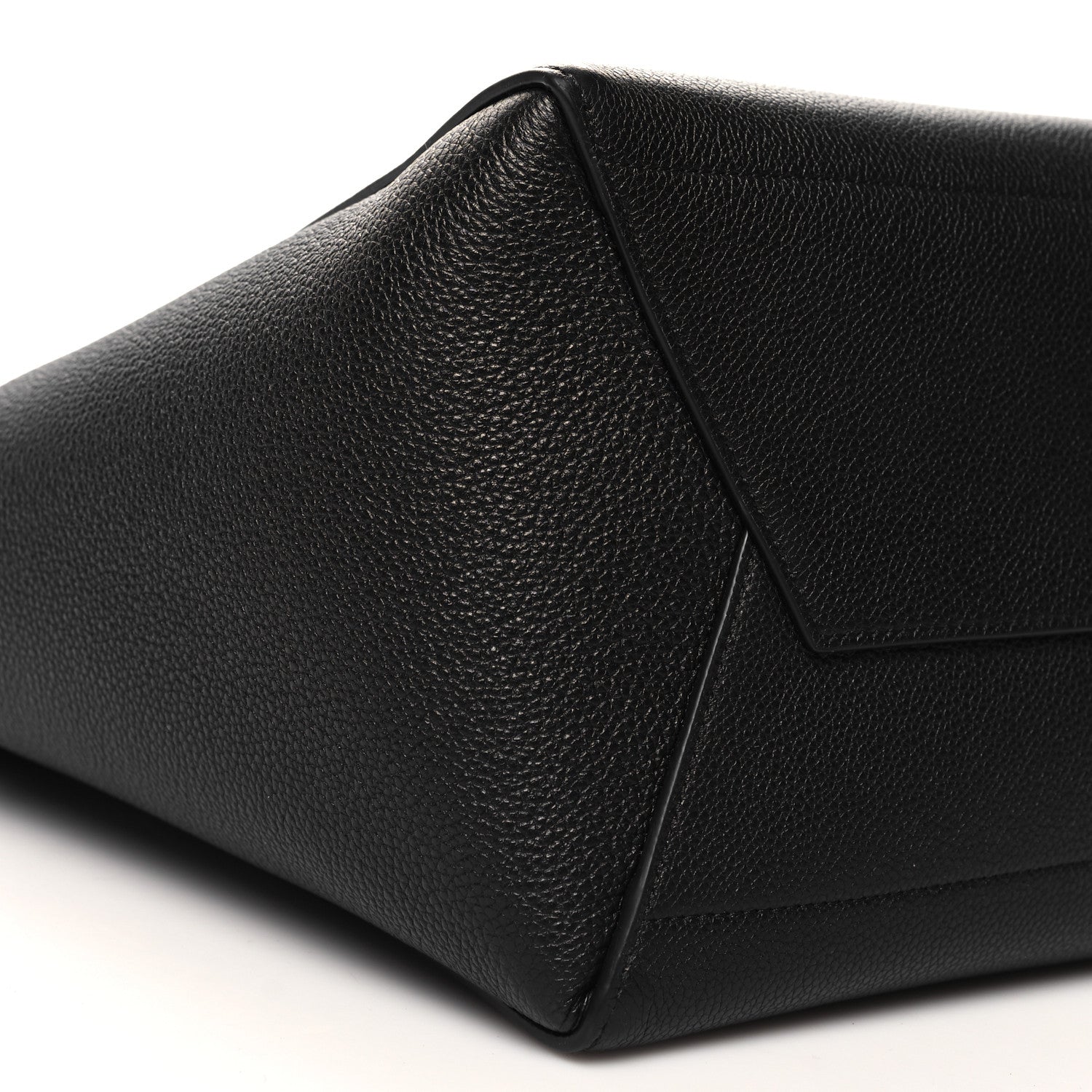 Celine Soft Grained Calfskin Sangle Bucket Bag Black 9 of 11